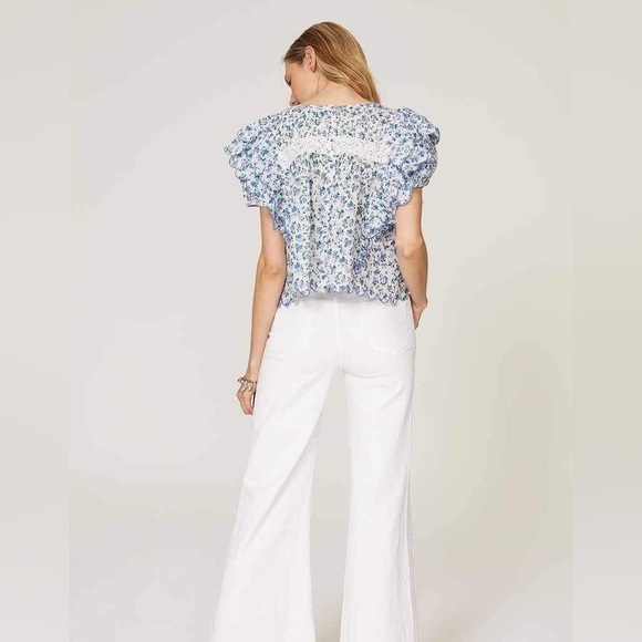 Love Shack Fancy Nelson floral lace top - Picture 8 of 16